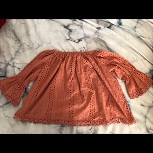 Off the shoulder blouse
